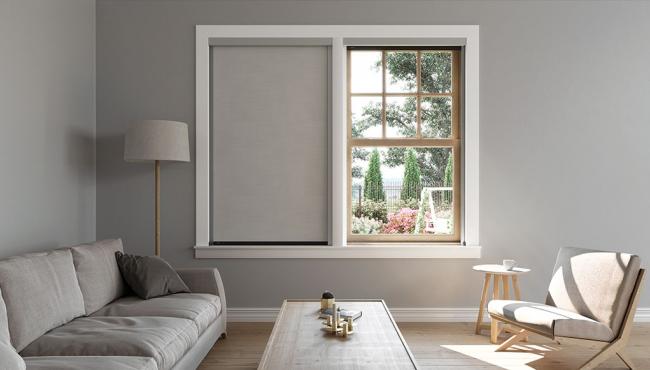 Centor S6 blackout blind for aluminium windows